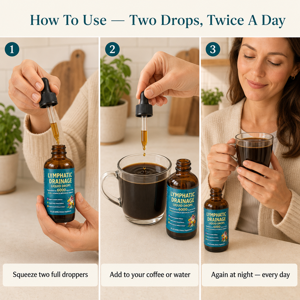Lucenwell Lymphatic Drainage Drops: Reduce Bloating & Puffiness, 60ml