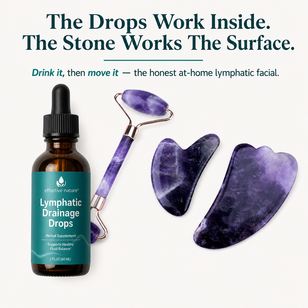 Amethyst Gua Sha + Roller Set